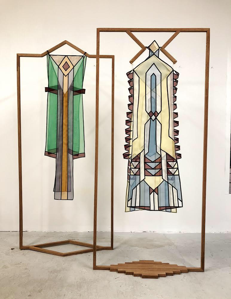 Dresses work by mexican artist Mauricio Limon for wildpalms